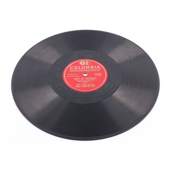 Roy Acuff, Write Me Sweetheart/I'll Forgive You But I Can't Forget 78 rpm Record - Picture 3 of 9